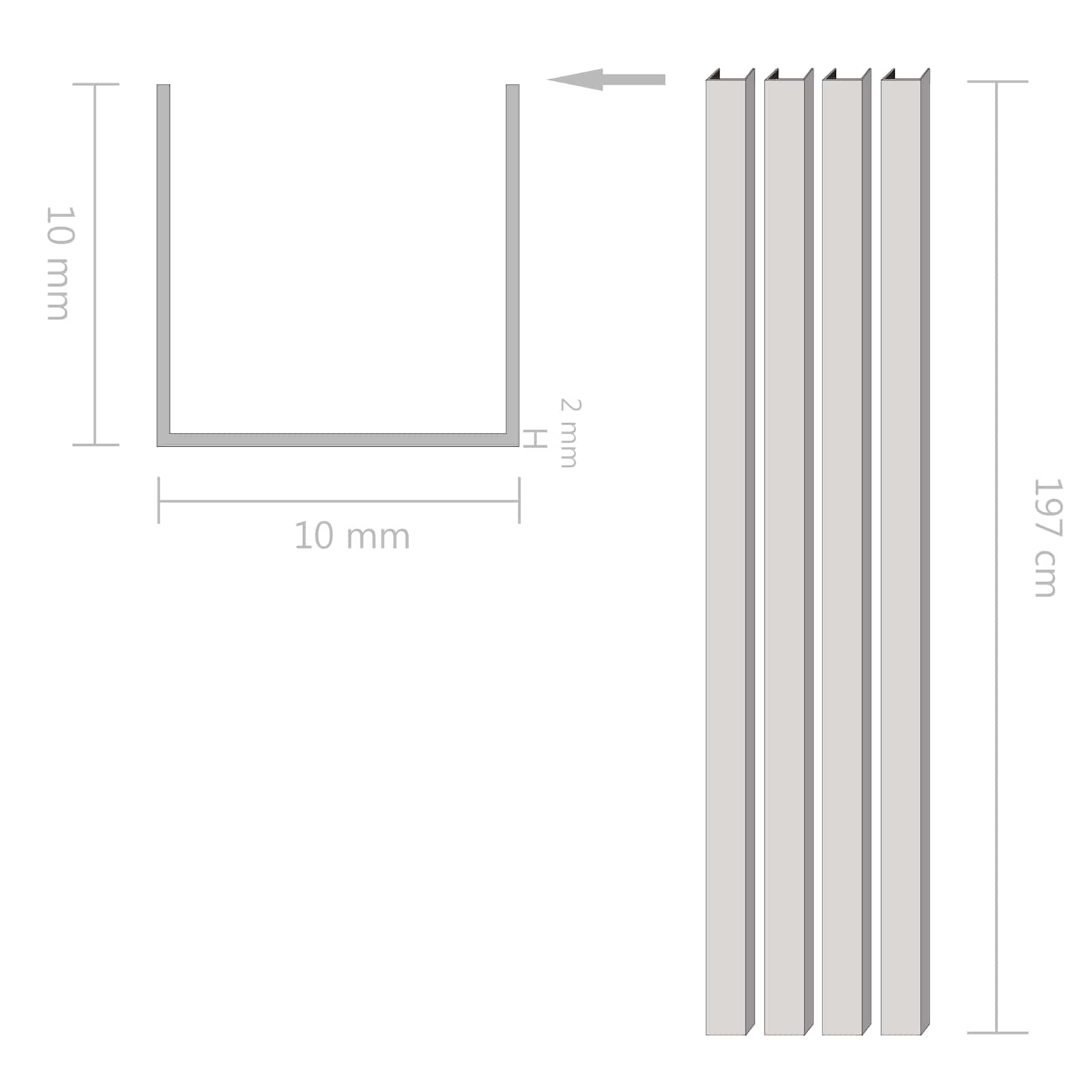 Moulding Aluminium is nu te koop bij PeponiXL, paradijselijk wonen!