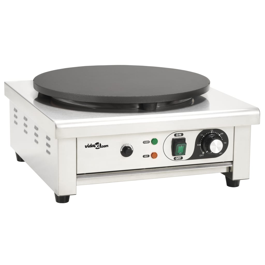 Elektrische crêpemaker met lekbakje 40 cm 3000 W is nu te koop bij PeponiXL, paradijselijk wonen!