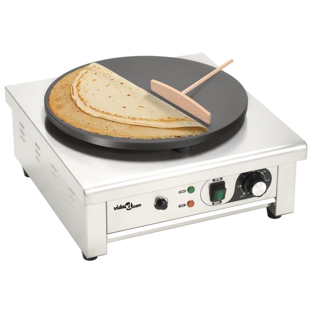 Elektrische crêpemaker met lekbakje 40 cm 3000 W is nu te koop bij PeponiXL, paradijselijk wonen!