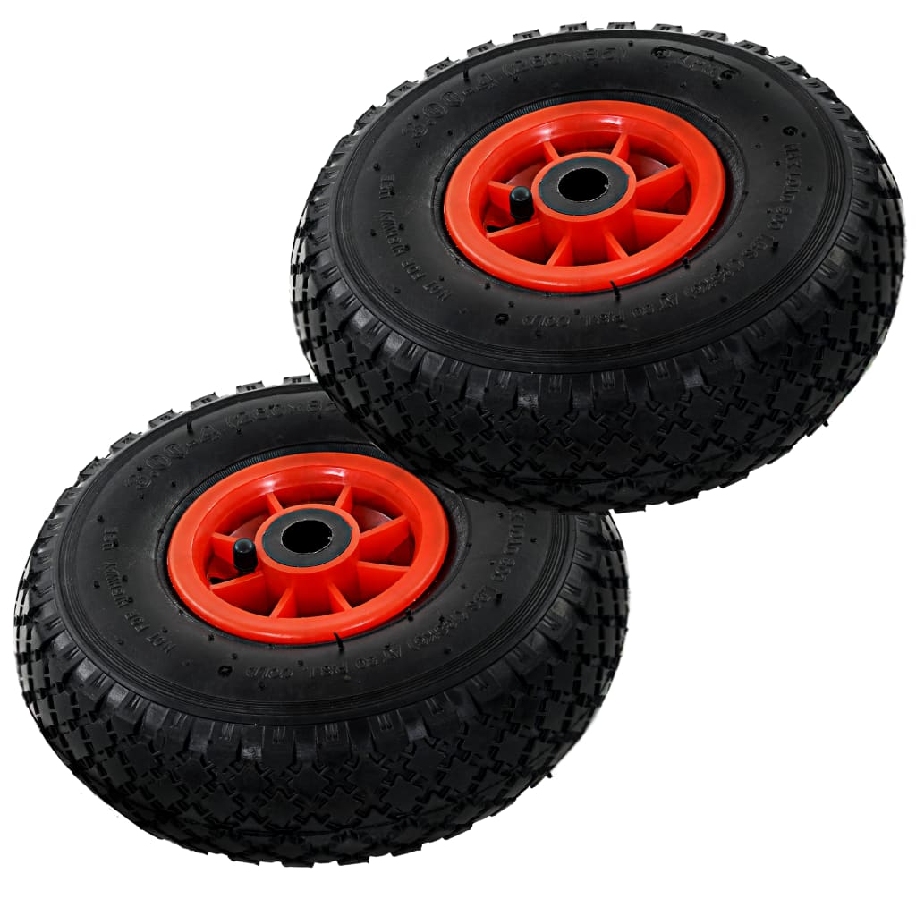Steekwagenwielen 2 st 3,00-4 (245x82) rubber is nu te koop bij PeponiXL, paradijselijk wonen!