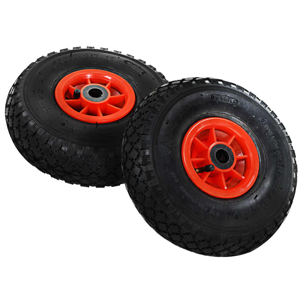 Steekwagenwielen 2 st 3,00-4 (245x82) rubber is nu te koop bij PeponiXL, paradijselijk wonen!