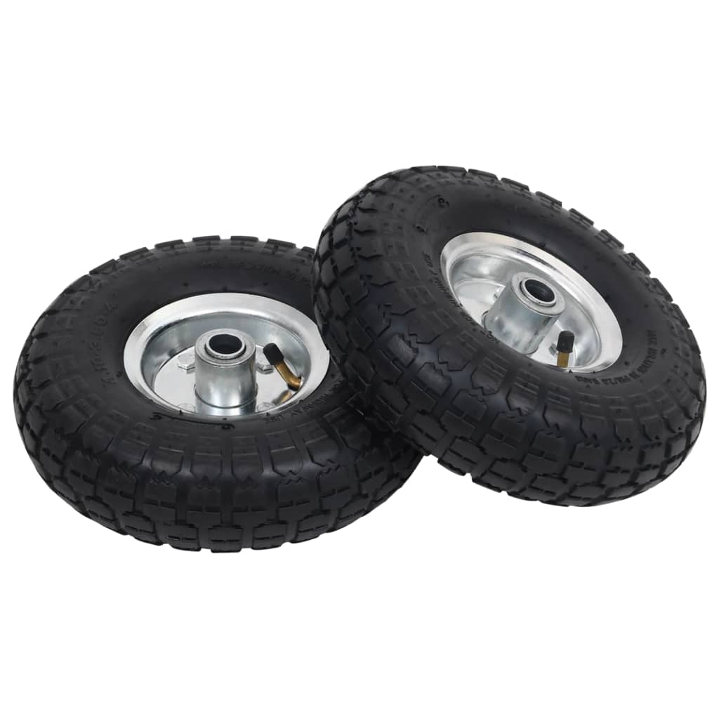 Steekwagenwielen 4,10/3,50-4 (260x83) rubber 2 st is nu te koop bij PeponiXL, paradijselijk wonen!