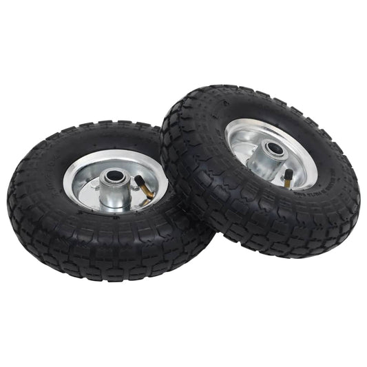 Steekwagenwielen 4,10/3,50-4 (260x83) rubber 2 st is nu te koop bij PeponiXL, paradijselijk wonen!