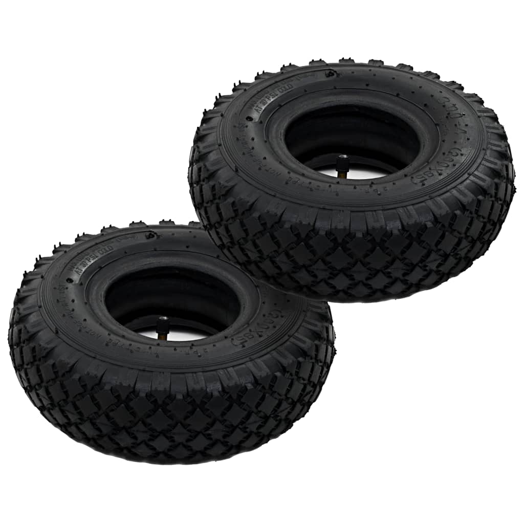 Banden/binnenbanden voor steekwagens 3,00-4 260x85 rubber 2 st is nu te koop bij PeponiXL, paradijselijk wonen!