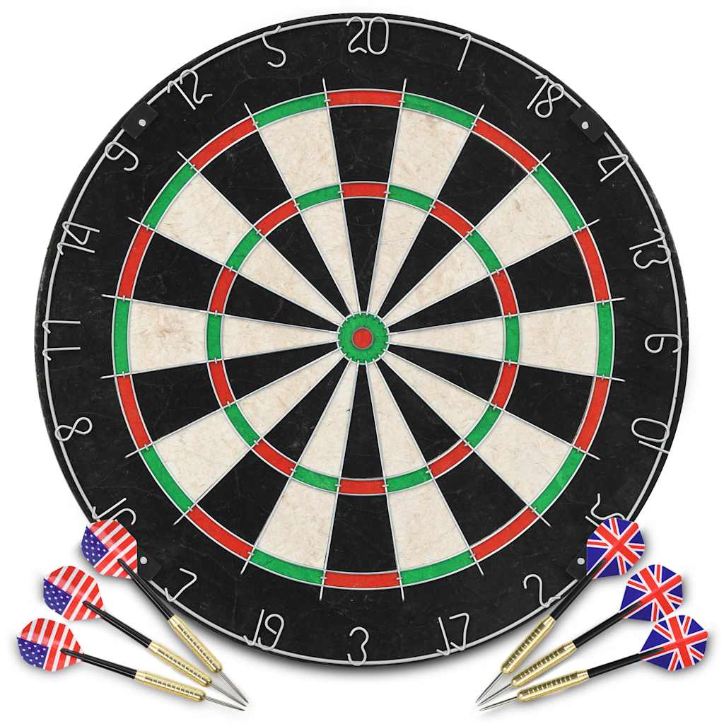Dartbord professioneel met 6 darts en surround sisal is nu te koop bij PeponiXL, paradijselijk wonen!