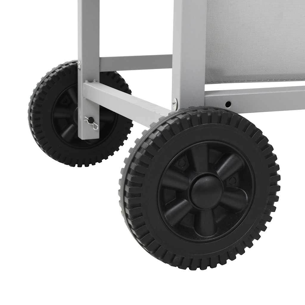 Gasbarbecue en grill met 2 kookzones roestvrij staal zilver is nu te koop bij PeponiXL, paradijselijk wonen!