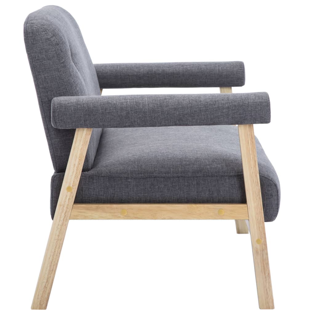 Tweezitsbank stof donkergrijs is nu te koop bij PeponiXL, paradijselijk wonen!