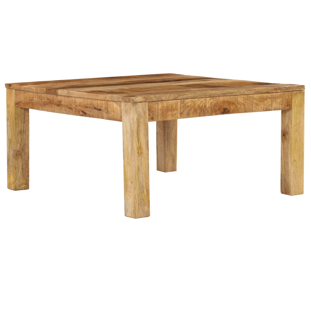 Salontafel 80x80x40 cm massief mangohout is nu te koop bij PeponiXL, paradijselijk wonen!