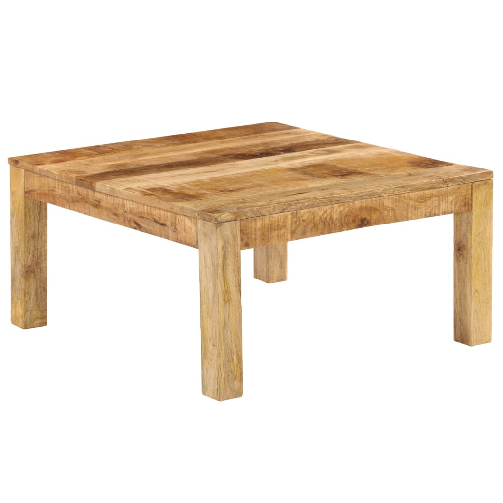 Salontafel 80x80x40 cm massief mangohout is nu te koop bij PeponiXL, paradijselijk wonen!