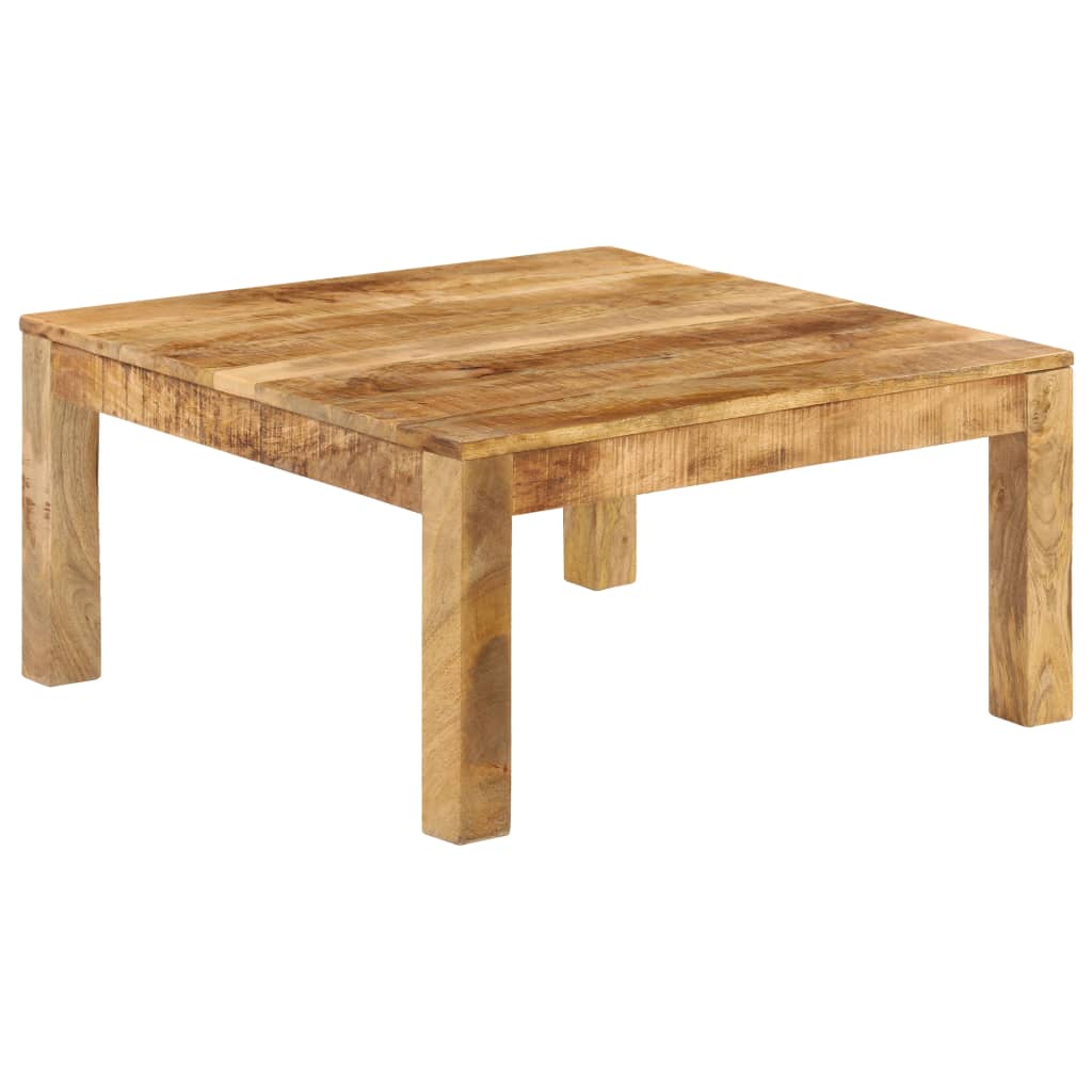 Salontafel 80x80x40 cm massief mangohout is nu te koop bij PeponiXL, paradijselijk wonen!