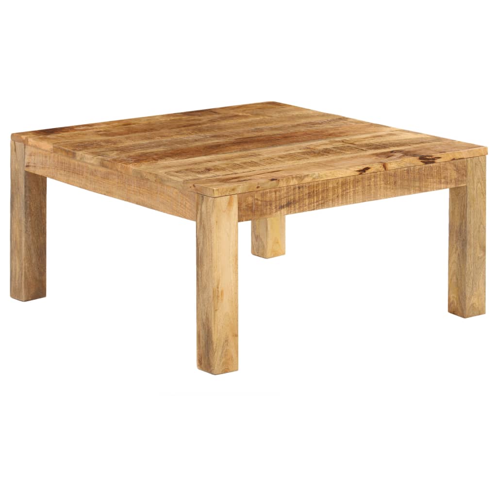 Salontafel 80x80x40 cm massief mangohout is nu te koop bij PeponiXL, paradijselijk wonen!