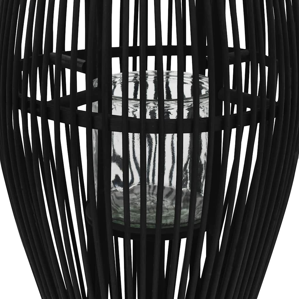 Lantaarnhouder hangend 60 cm bamboe zwart is nu te koop bij PeponiXL, paradijselijk wonen!