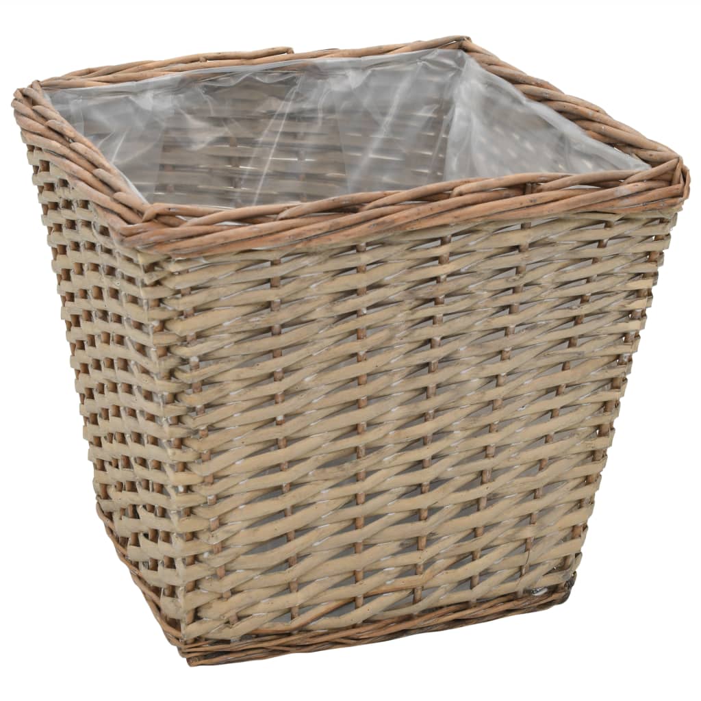 Plantenbakken verhoogd 3 st wicker met PE-voering is nu te koop bij PeponiXL, paradijselijk wonen!