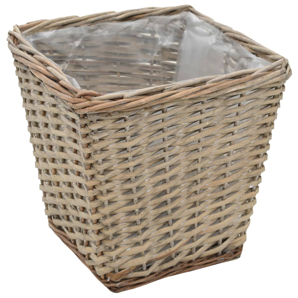 Plantenbakken verhoogd 3 st wicker met PE-voering is nu te koop bij PeponiXL, paradijselijk wonen!