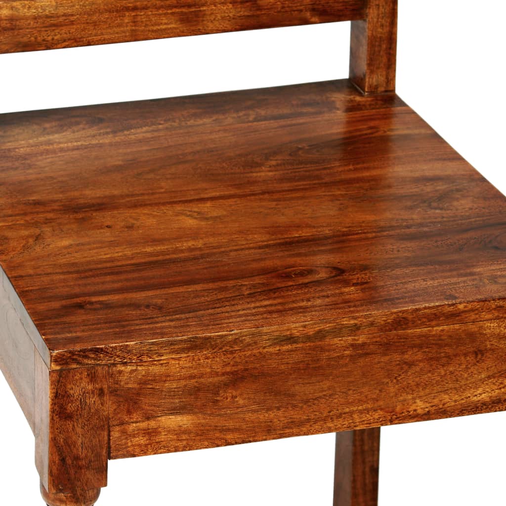 Eetkamerstoelen 4 st massief hout klassiek is nu te koop bij PeponiXL, paradijselijk wonen!