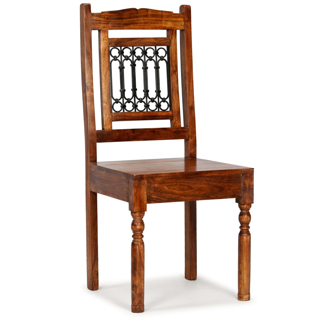 Eetkamerstoelen 4 st massief hout klassiek is nu te koop bij PeponiXL, paradijselijk wonen!