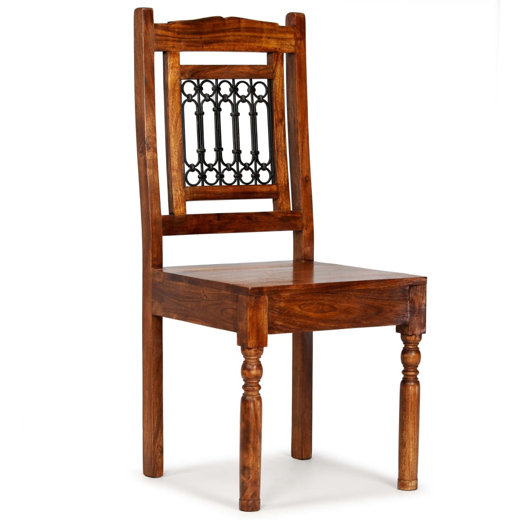 Eetkamerstoelen 4 st massief hout klassiek is nu te koop bij PeponiXL, paradijselijk wonen!