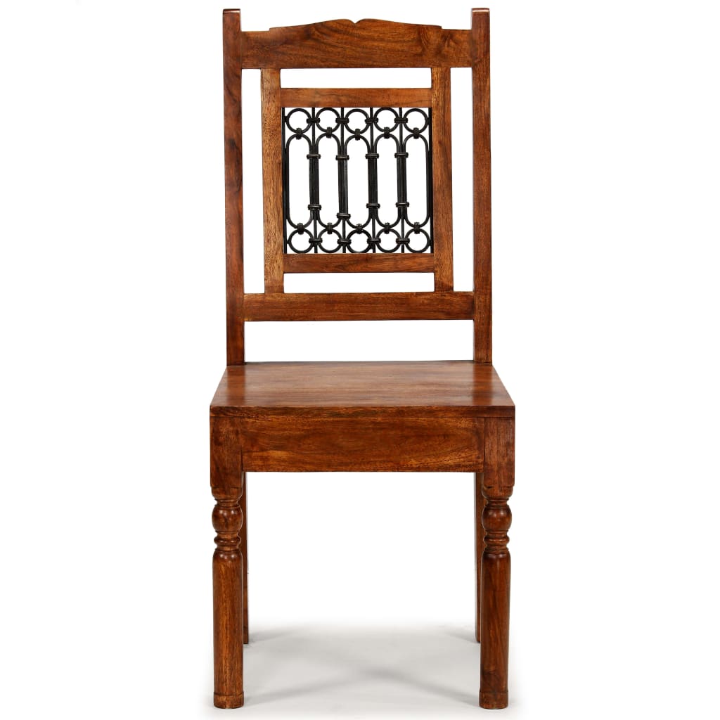 Eetkamerstoelen 6 st massief hout klassiek is nu te koop bij PeponiXL, paradijselijk wonen!