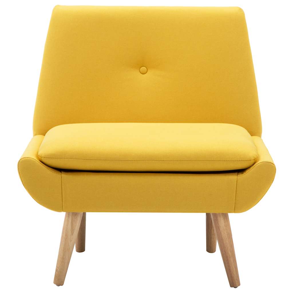 Fauteuil stof geel is nu te koop bij PeponiXL, paradijselijk wonen!