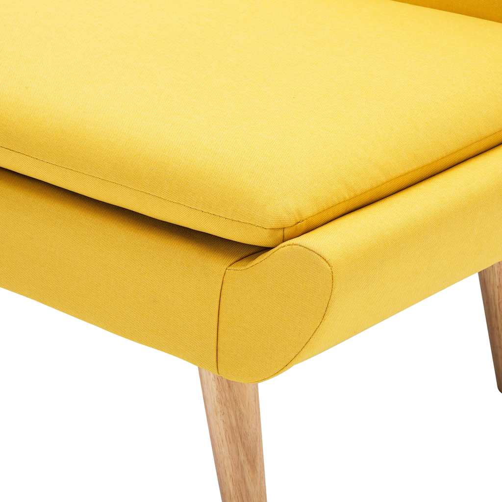Fauteuil stof geel is nu te koop bij PeponiXL, paradijselijk wonen!