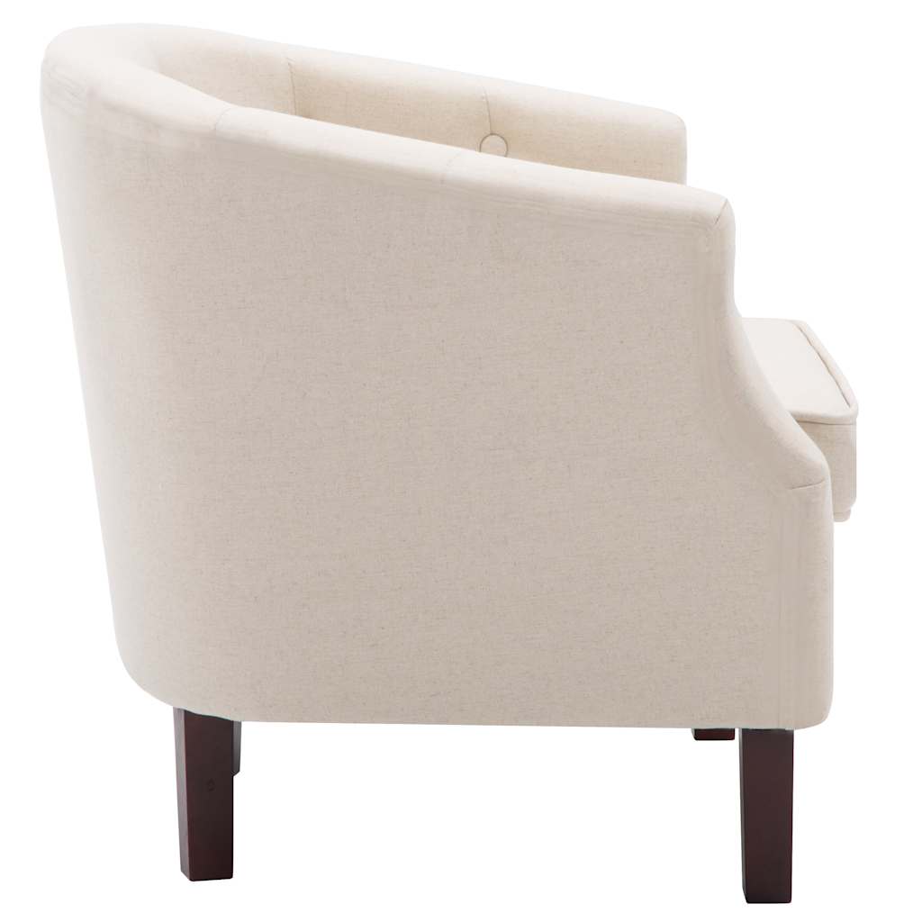 Fauteuil stof beige is nu te koop bij PeponiXL, paradijselijk wonen!