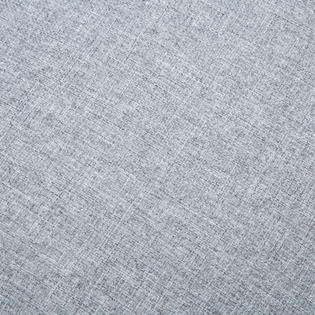 Bank L-vormig 171,5x138x81,5 cm stoffen bekleding lichtgrijs is nu te koop bij PeponiXL, paradijselijk wonen!