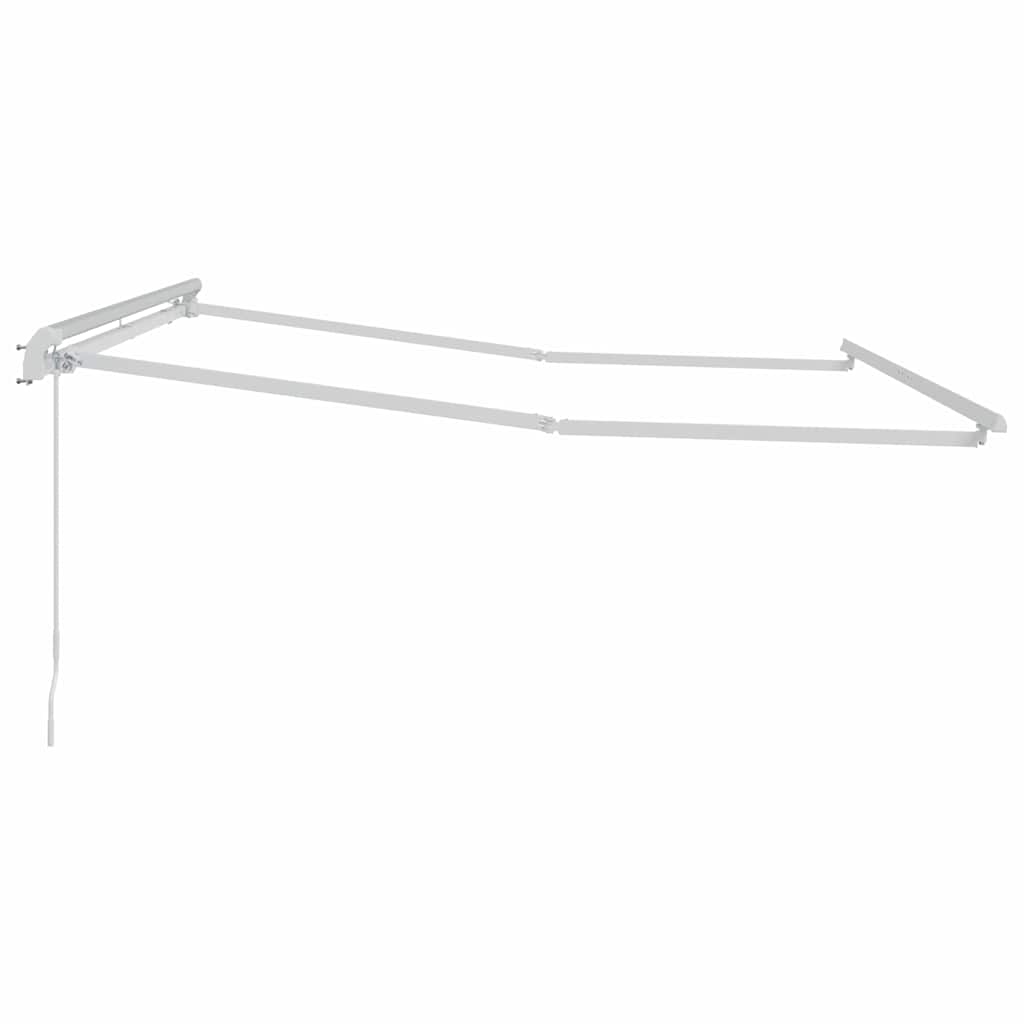 Zijde Frame Wit 300 x 250 cm Aluminium