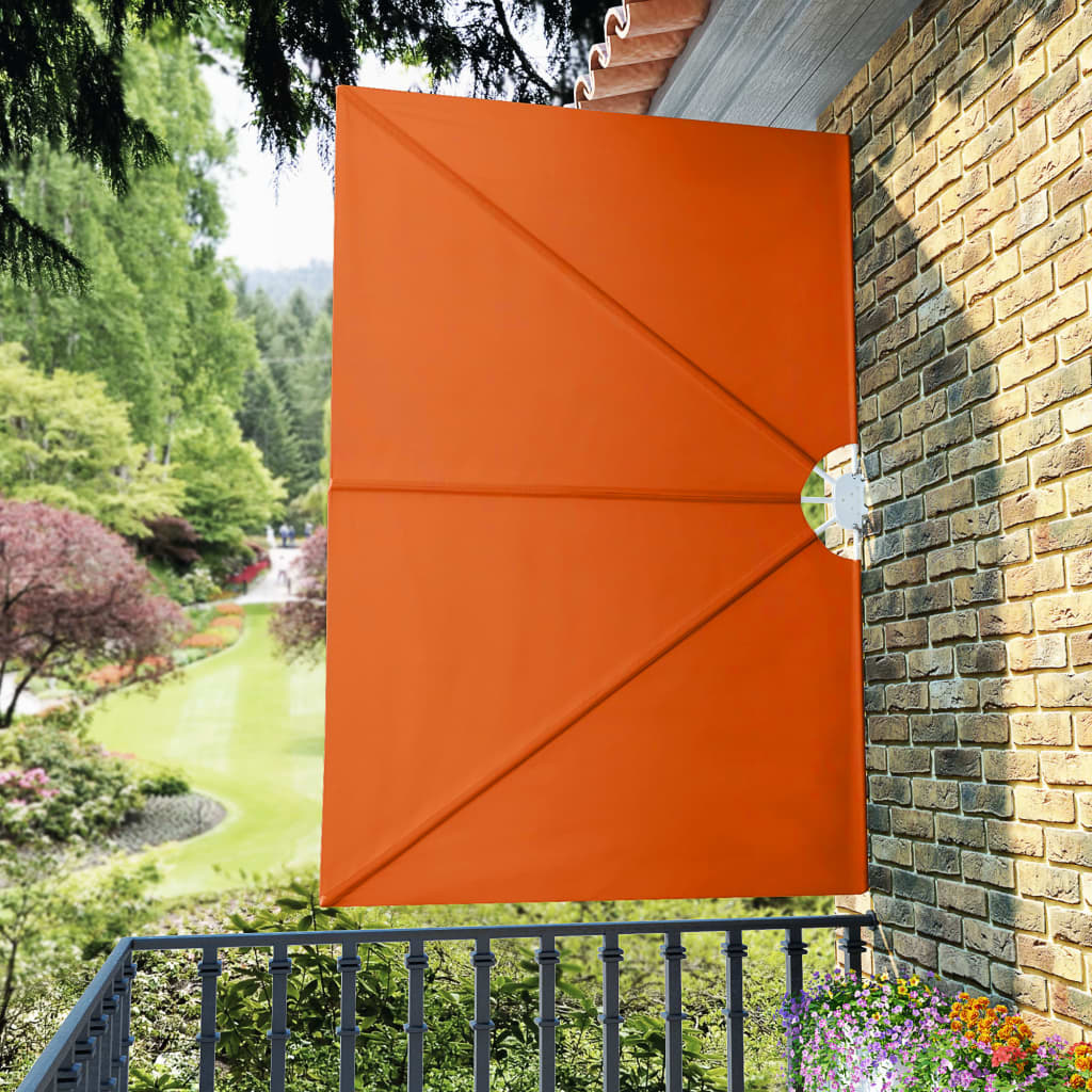 Terrasscherm inklapbaar 240x160 cm terracottakleurig is nu te koop bij PeponiXL, paradijselijk wonen!