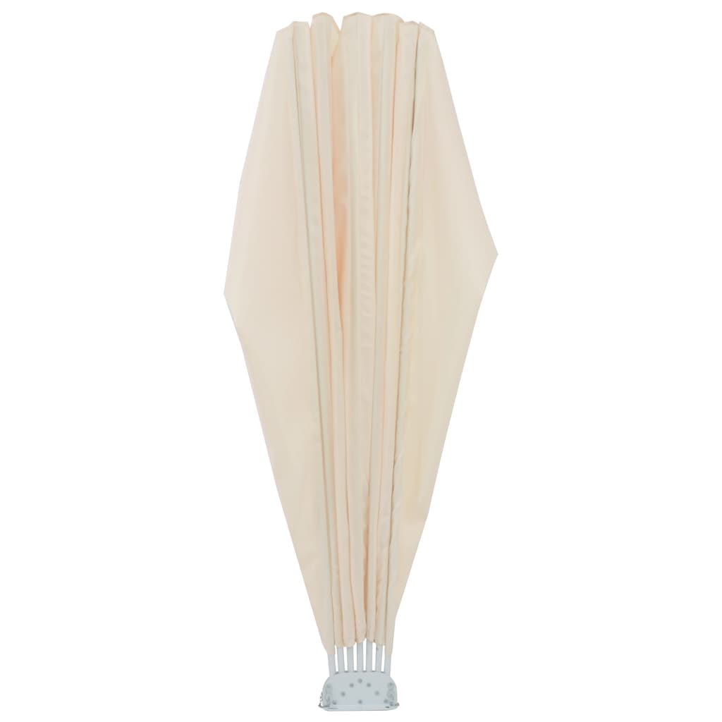 Terrasscherm inklapbaar 160 cm crème
