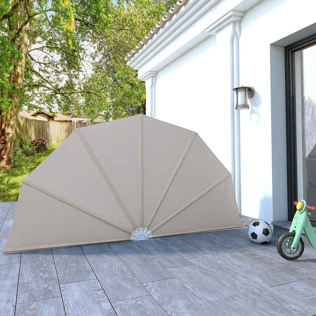 Terrasscherm inklapbaar 160 cm crème