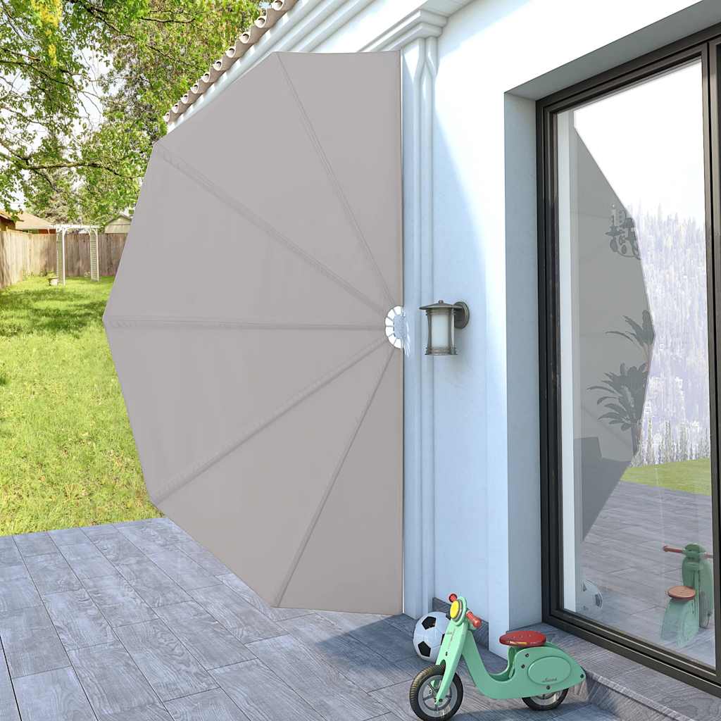 Terrasscherm inklapbaar 200 cm crème is nu te koop bij PeponiXL, paradijselijk wonen!
