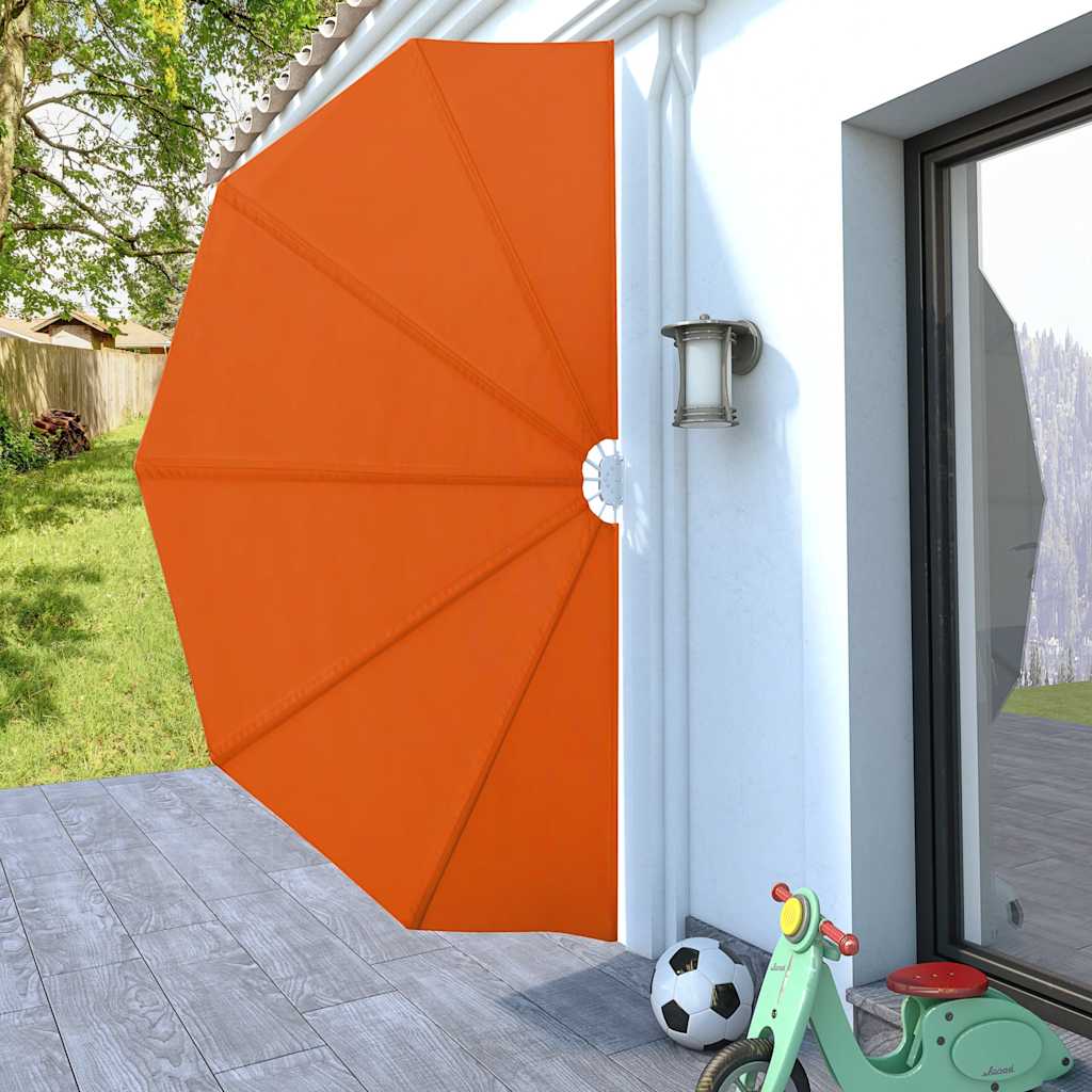 Terrasscherm inklapbaar 160 cm terracottakleurig is nu te koop bij PeponiXL, paradijselijk wonen!