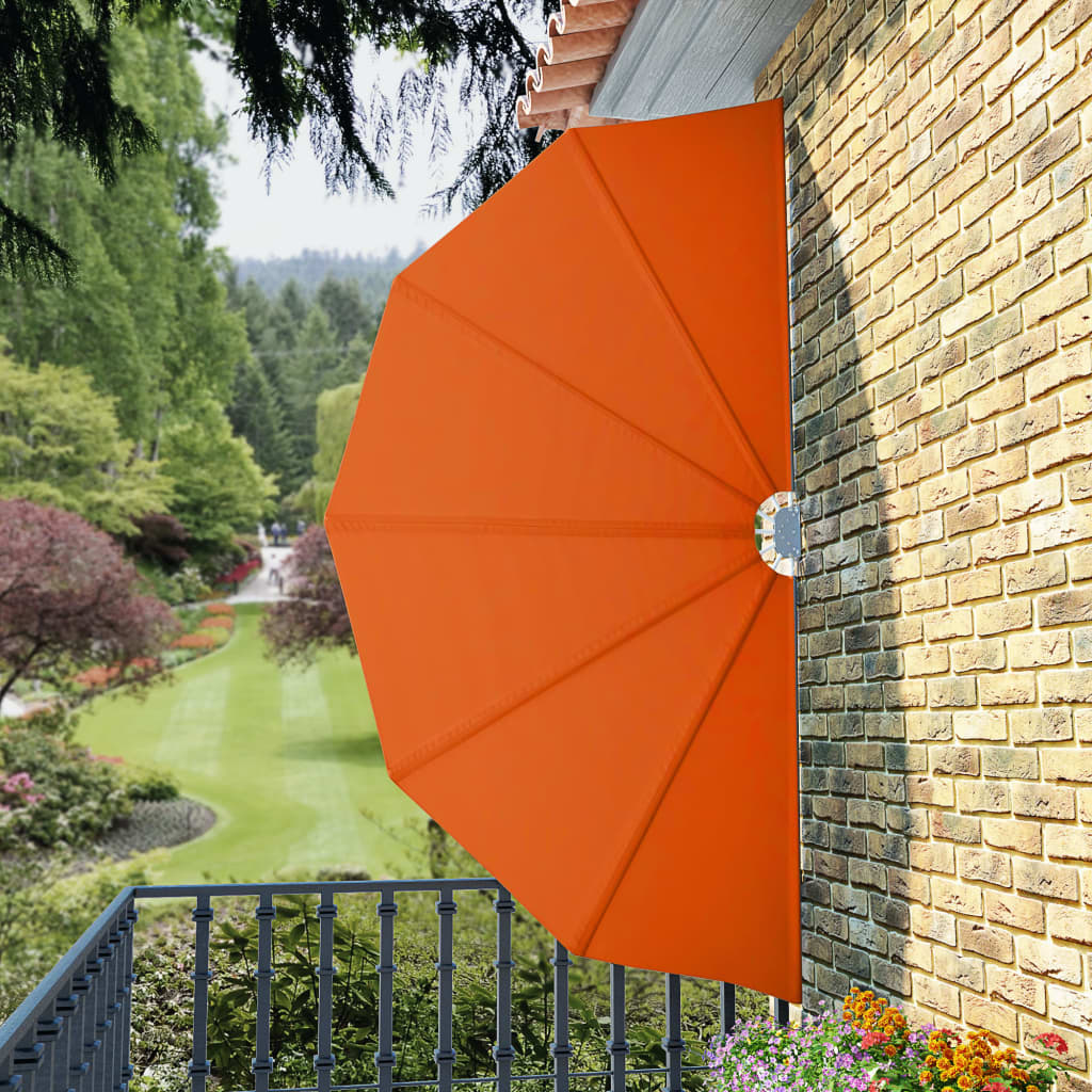 Terrasscherm inklapbaar 160 cm terracottakleurig is nu te koop bij PeponiXL, paradijselijk wonen!