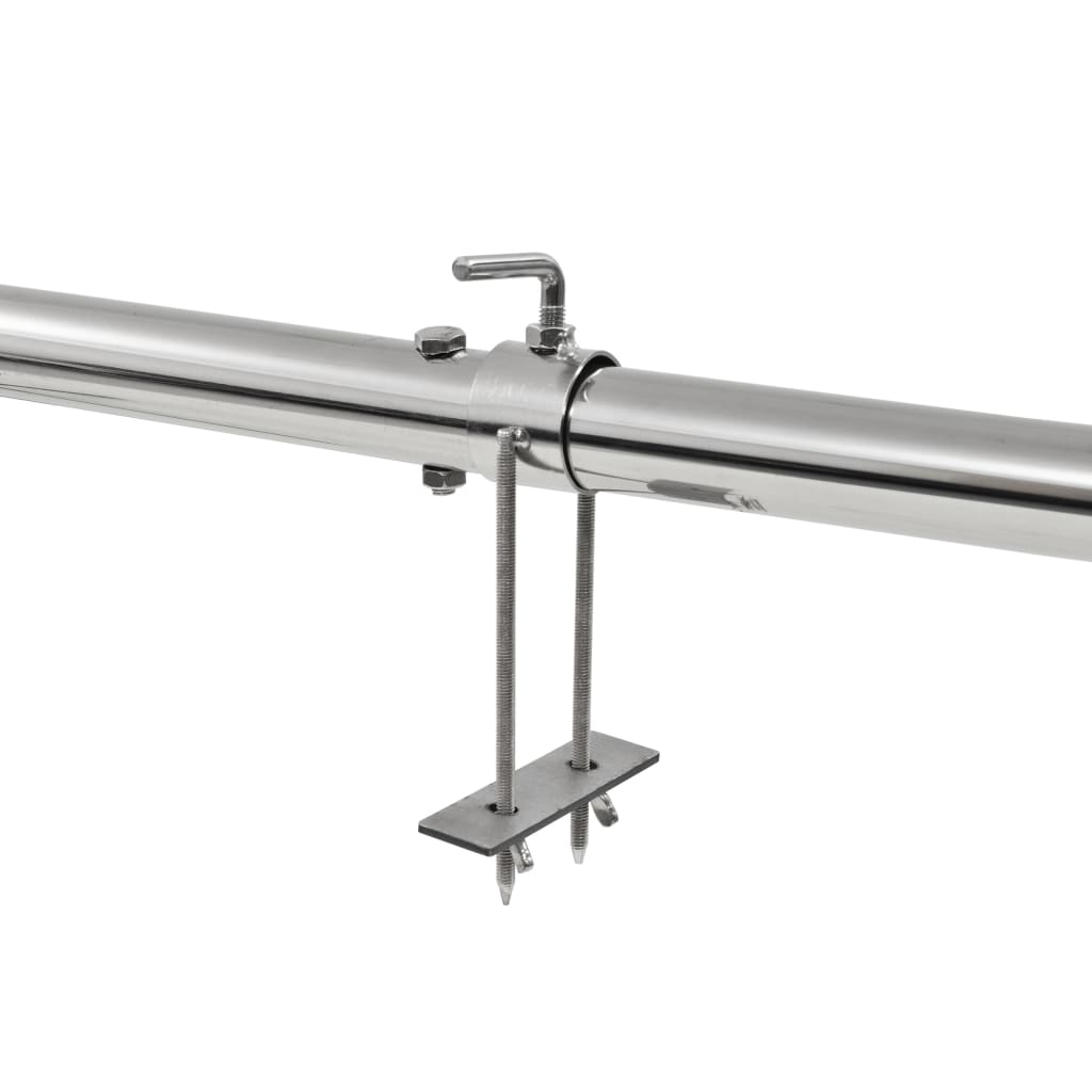 Automatische barbecue met motor 207x45x81 cm roestvrij staal is nu te koop bij PeponiXL, paradijselijk wonen!