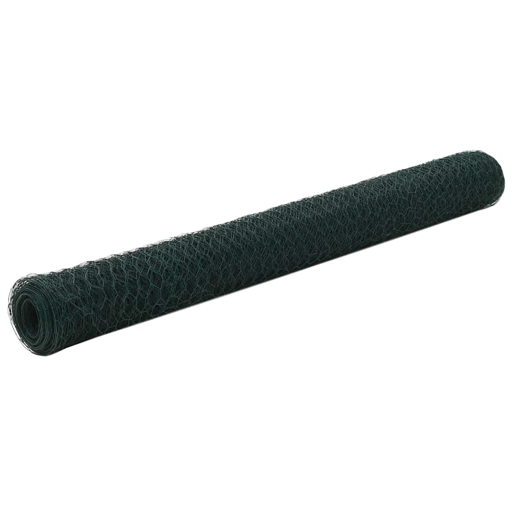 Kippengaas 25x1,2 m staal met PVC coating groen is nu te koop bij PeponiXL, paradijselijk wonen!