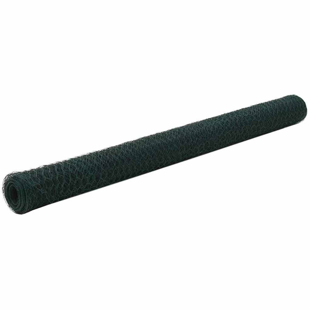 Kippengaas 25x1,5 m staal met PVC coating groen is nu te koop bij PeponiXL, paradijselijk wonen!