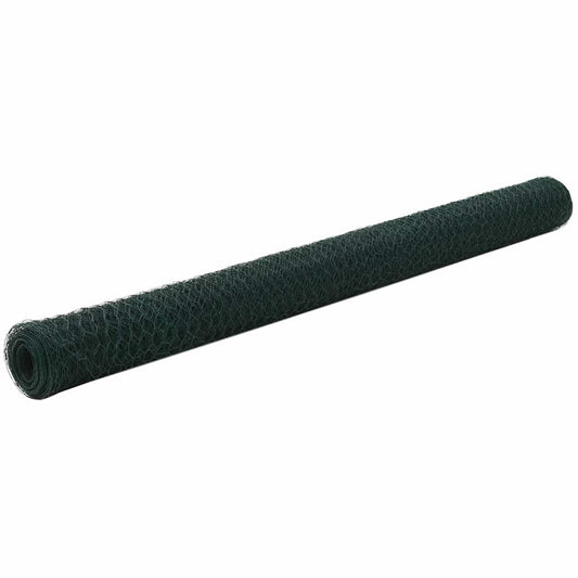 Kippengaas 25x1,5 m staal met PVC coating groen is nu te koop bij PeponiXL, paradijselijk wonen!