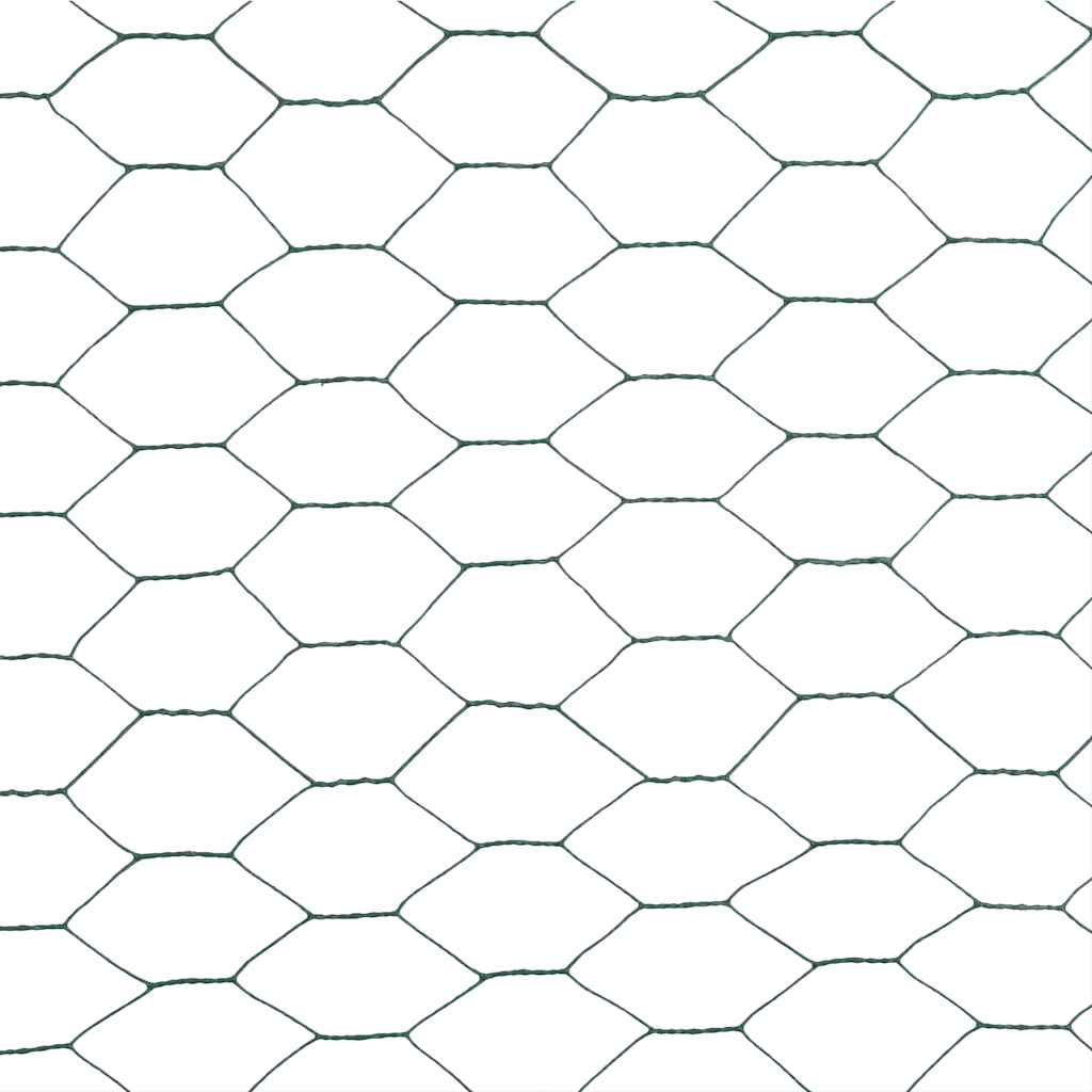 Kippengaas 25x1,5 m staal met PVC coating groen is nu te koop bij PeponiXL, paradijselijk wonen!