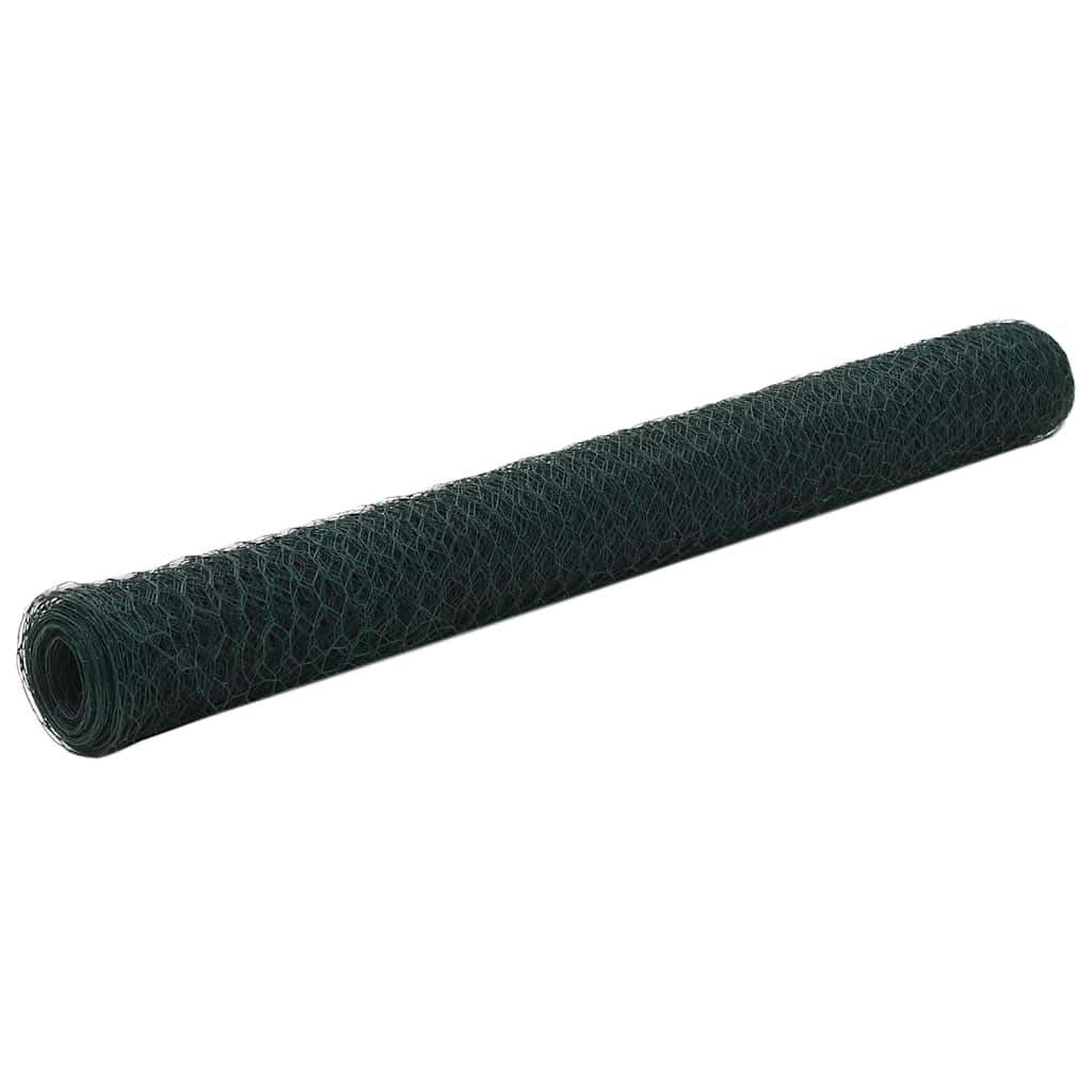 Kippengaas 25x1,2 m staal met PVC coating groen is nu te koop bij PeponiXL, paradijselijk wonen!