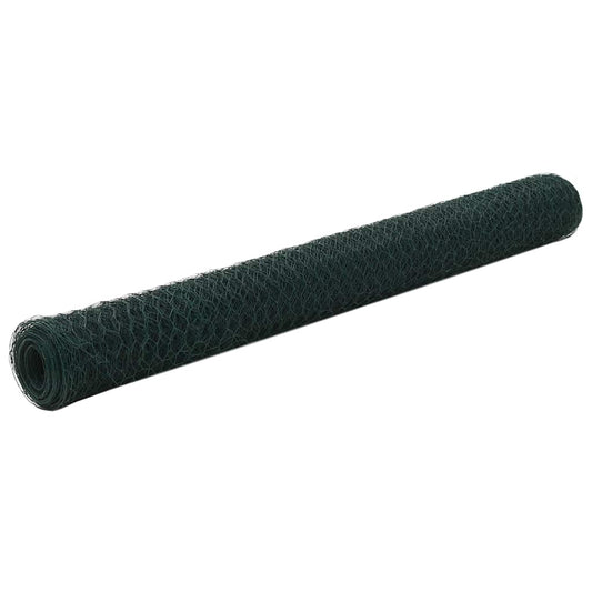 Kippengaas 25x1,2 m staal met PVC coating groen is nu te koop bij PeponiXL, paradijselijk wonen!