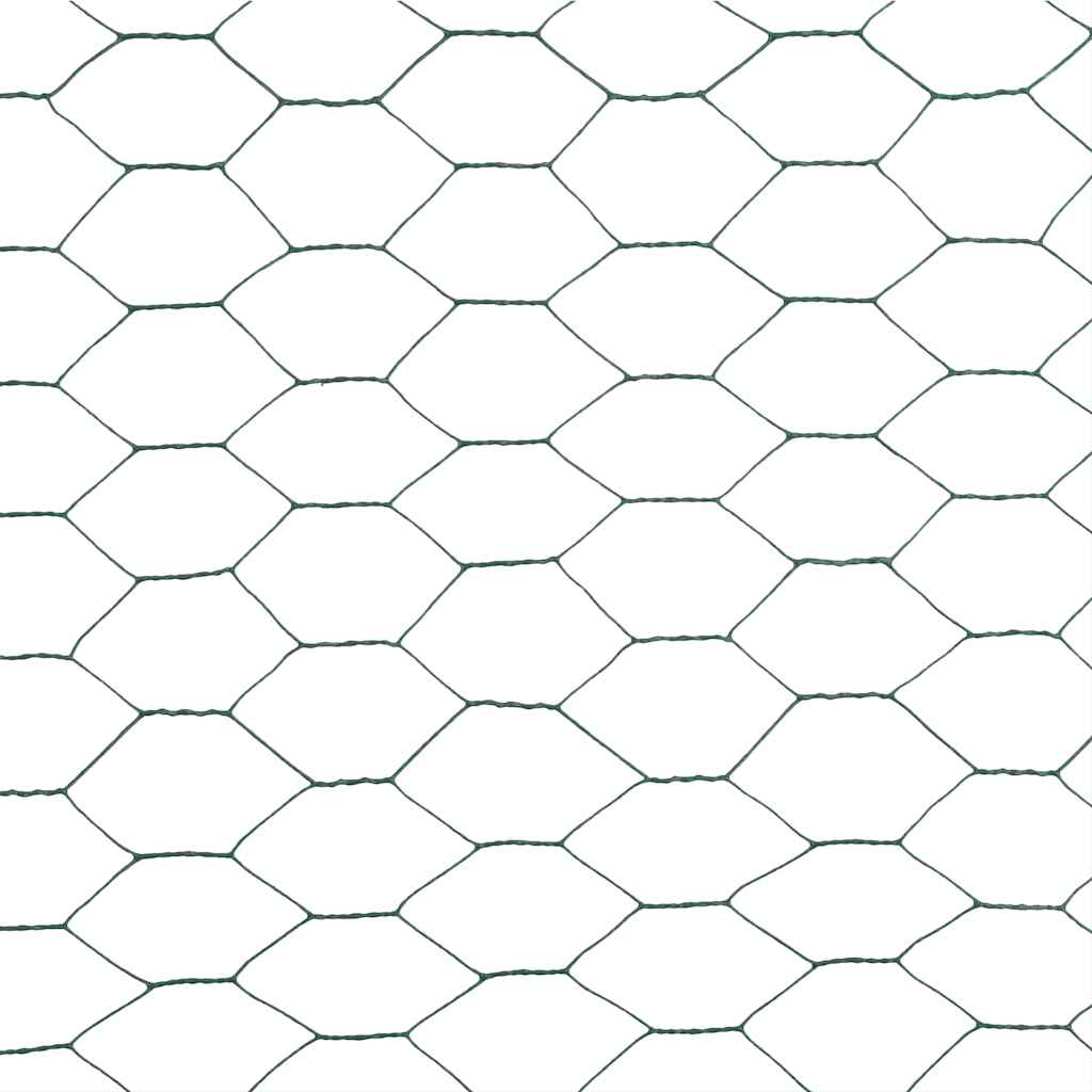 Kippengaas 25x1,5 m staal met PVC coating groen is nu te koop bij PeponiXL, paradijselijk wonen!