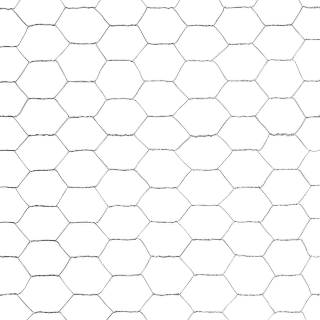 Kippengaas 25x1,2 m gegalvaniseerd staal zilverkleurig is nu te koop bij PeponiXL, paradijselijk wonen!