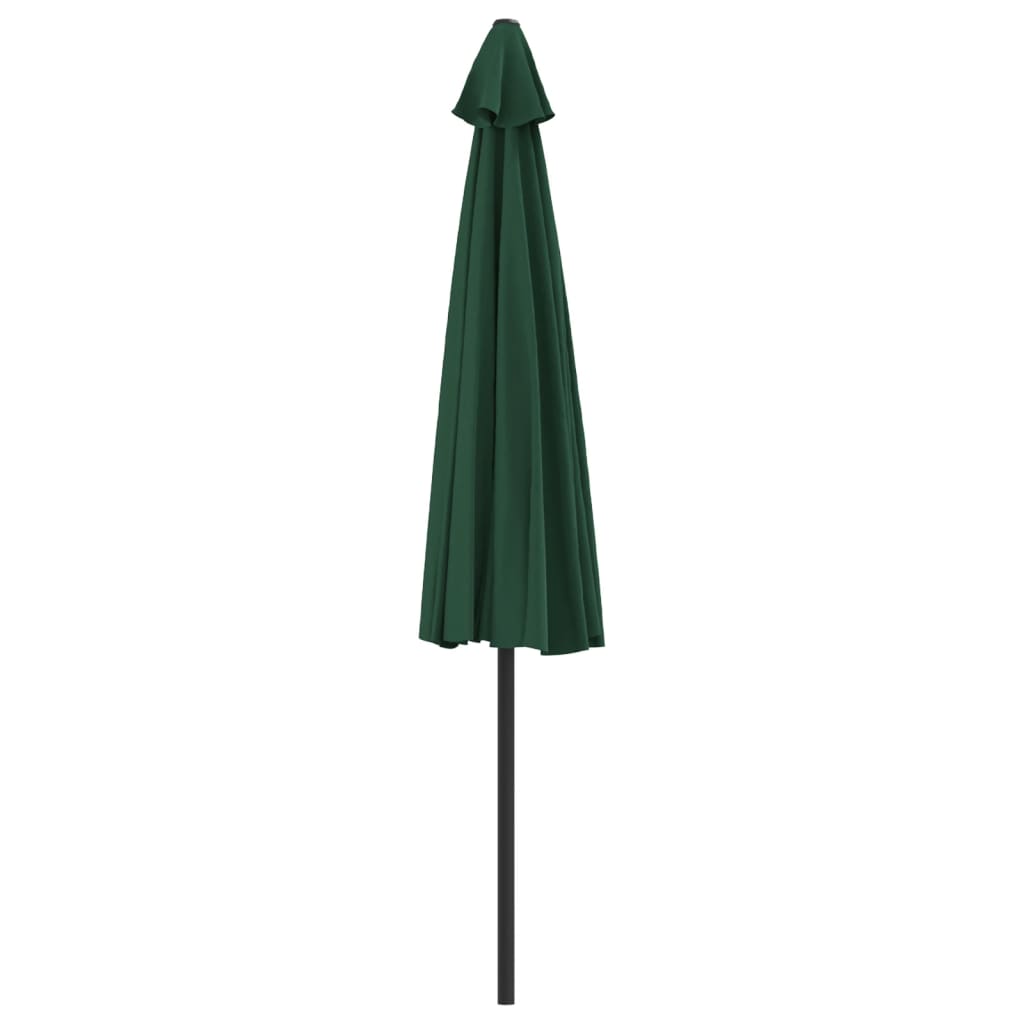 Balkonparasol half met aluminium paal 300x155 cm groen is nu te koop bij PeponiXL, paradijselijk wonen!