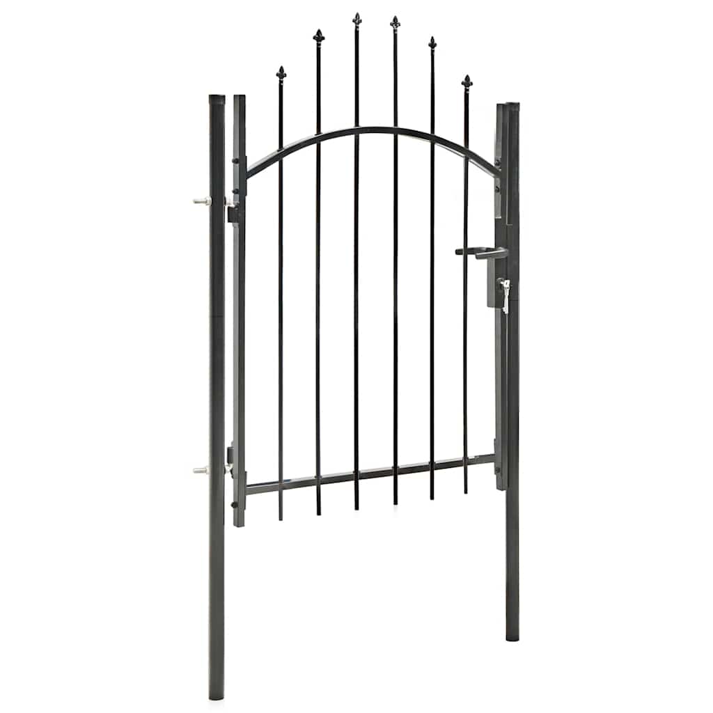 Tuinpoort Woerden staal 1x1,25 m zwart is nu te koop bij PeponiXL, paradijselijk wonen!