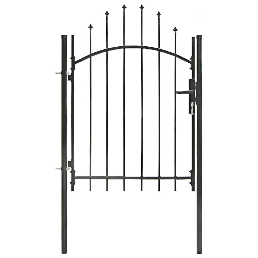 Tuinpoort Woerden staal 1x1,25 m zwart is nu te koop bij PeponiXL, paradijselijk wonen!
