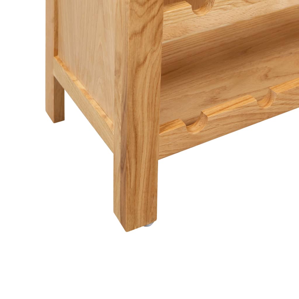 Wijnkast 72x32x90 cm massief eikenhout is nu te koop bij PeponiXL, paradijselijk wonen!