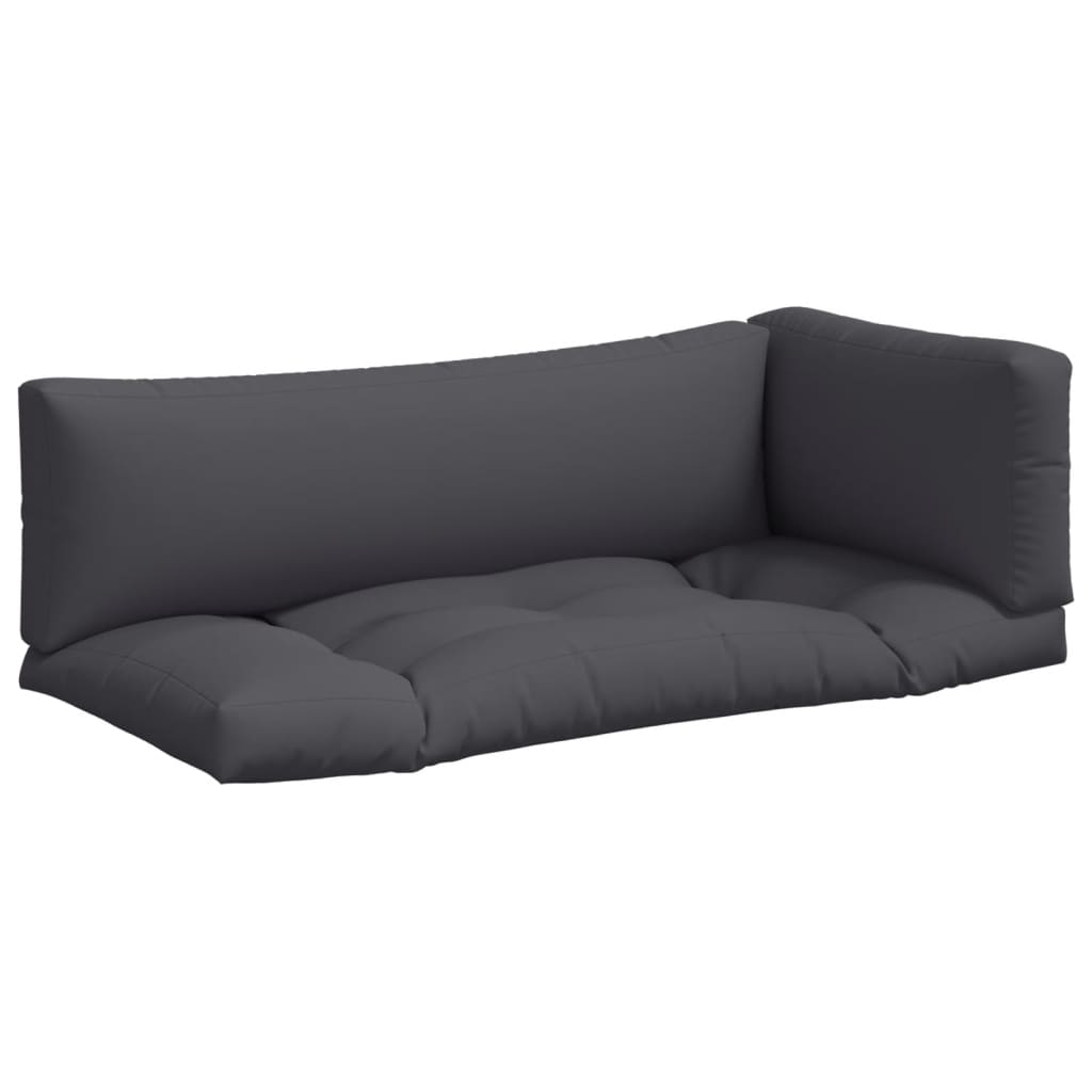 Palletkussens 3 st stof grijs is nu te koop bij PeponiXL, paradijselijk wonen!
