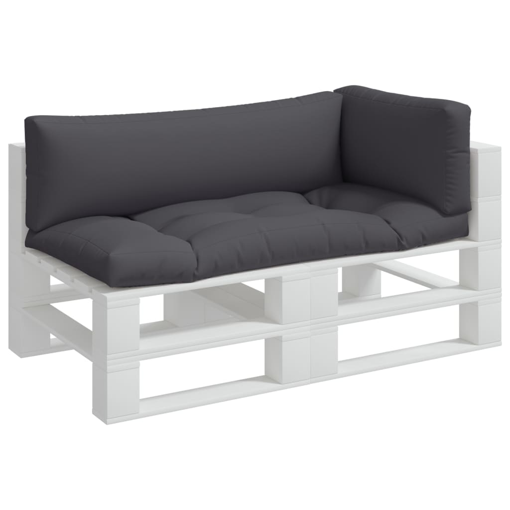 Palletkussens 3 st stof grijs is nu te koop bij PeponiXL, paradijselijk wonen!