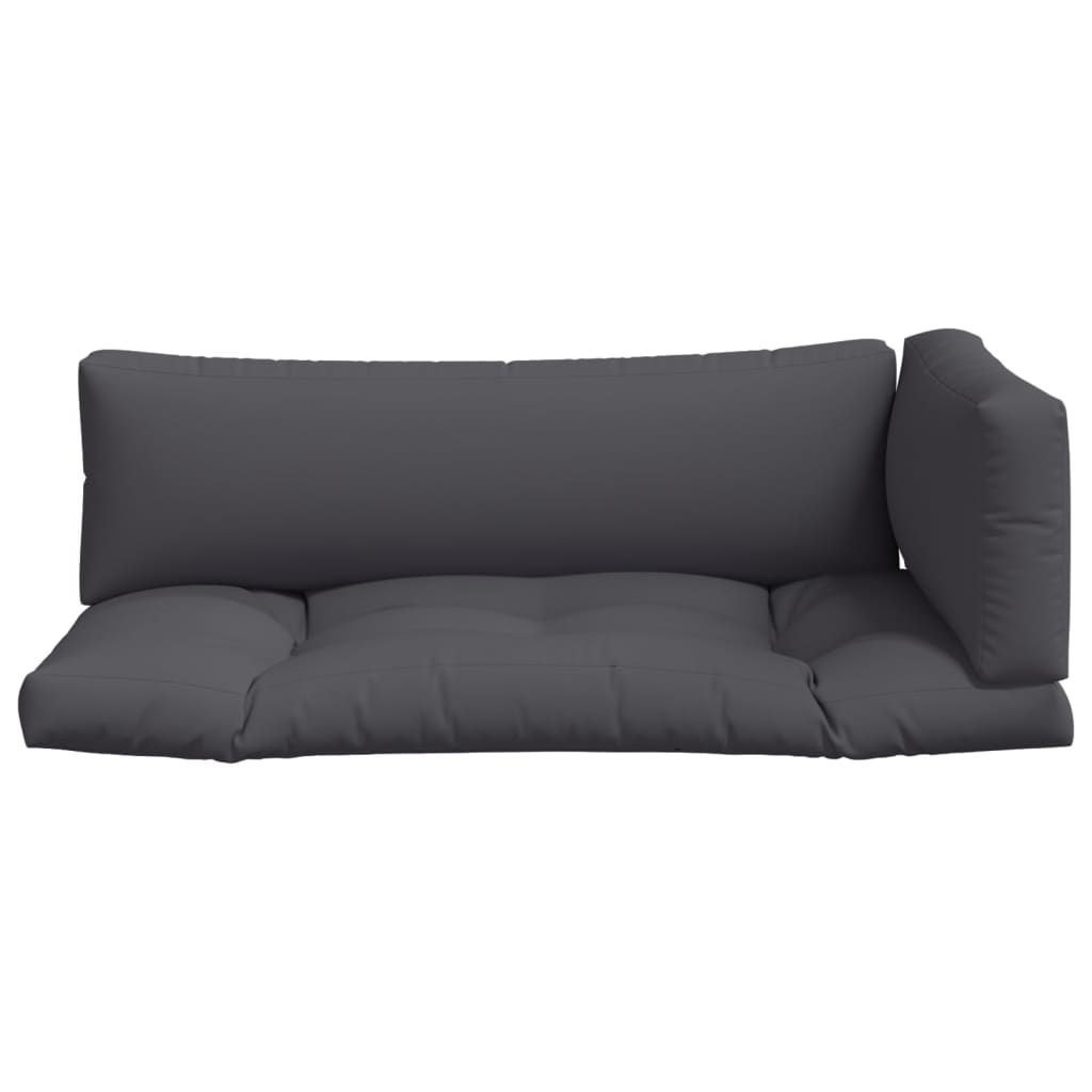 Palletkussens 3 st stof grijs is nu te koop bij PeponiXL, paradijselijk wonen!