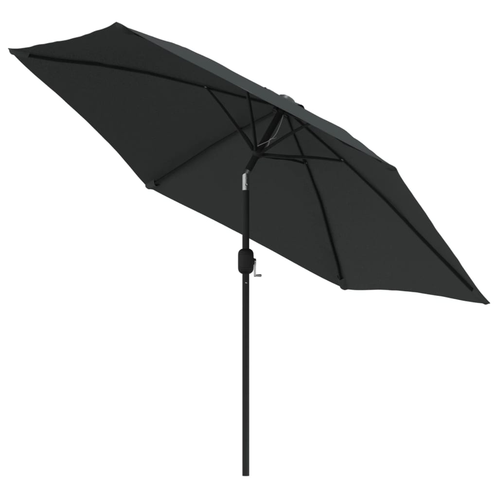 Parasol met metalen paal 300 cm antraciet is nu te koop bij PeponiXL, paradijselijk wonen!